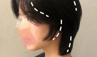 学生碎盖头发型图片